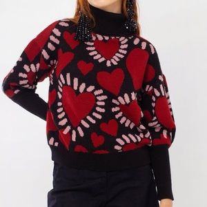 Farm Rio Heart Sweater